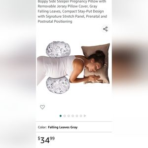 Prenatal and post-natal  sleeping pillow, Boppy washable zip off cover